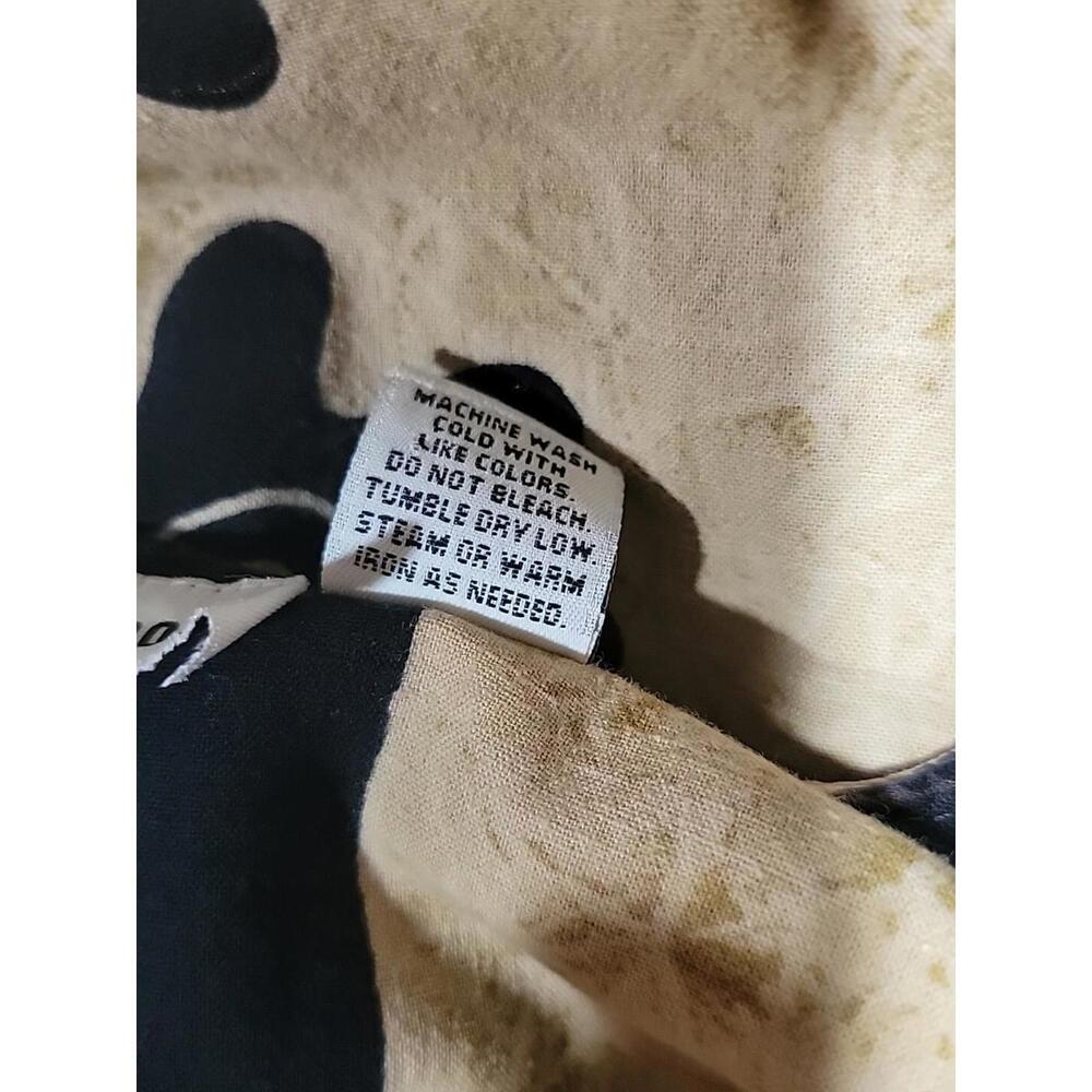 Capistrano House Dress Size 1X MuuMuu Kaftan Lounge W/Pockets Taupe Black #C - Picture 8 of 8